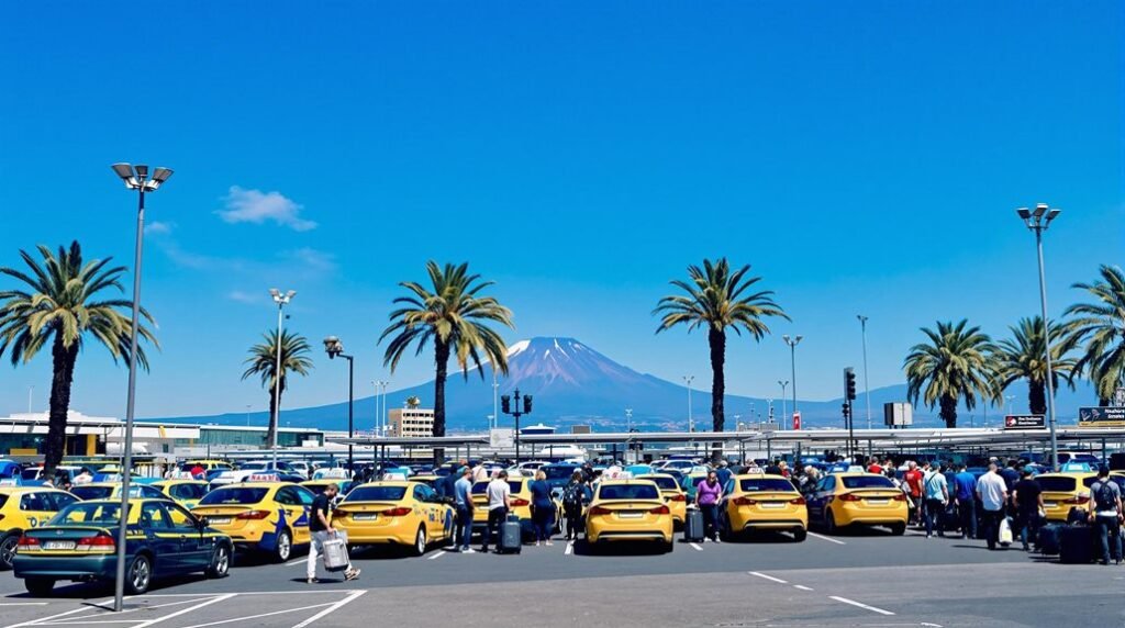 compare naples airport taxis