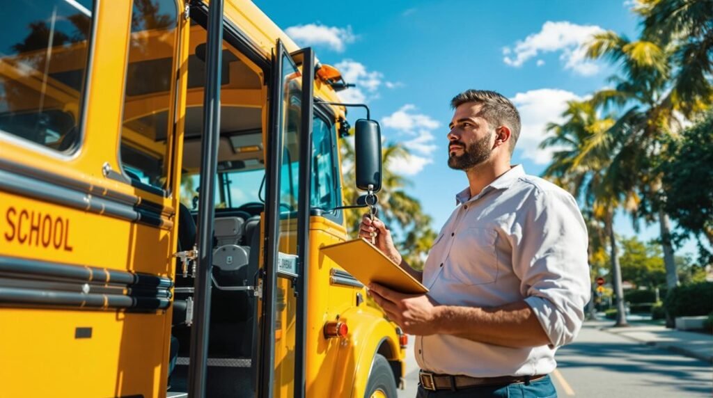 driving school bus without cdl